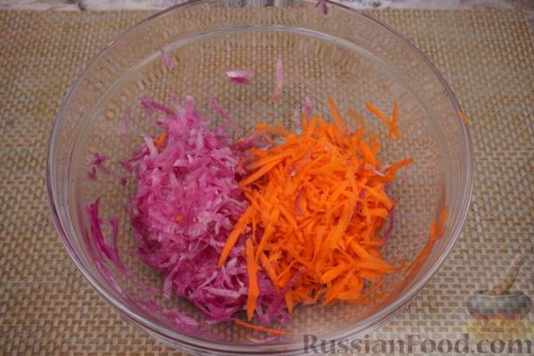 Салат из редьки с морковью